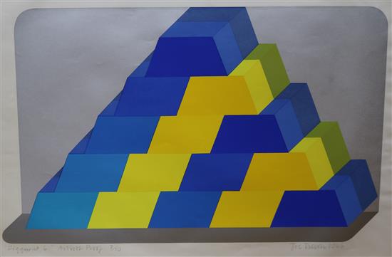 Joe Tilson (1928-) - screenprint 'Ziggurat 6' 68 x 102cm. unframed.